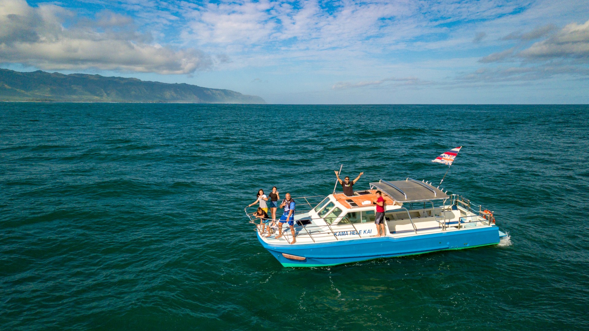 a small boat in a body of water